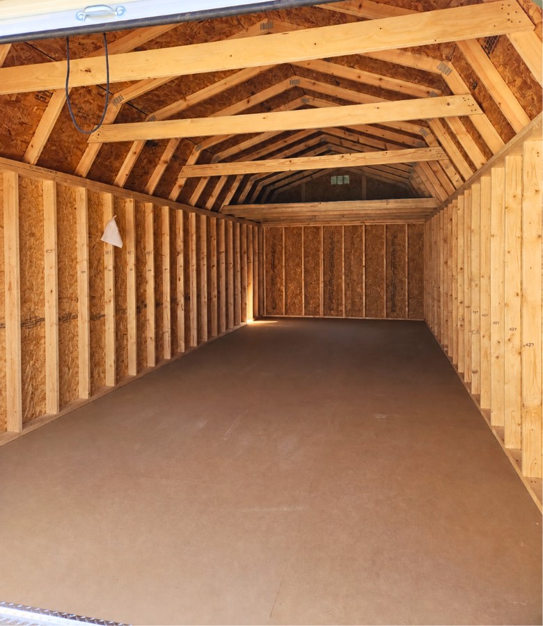 Lofted Barn Garage - 12x28 image 4
